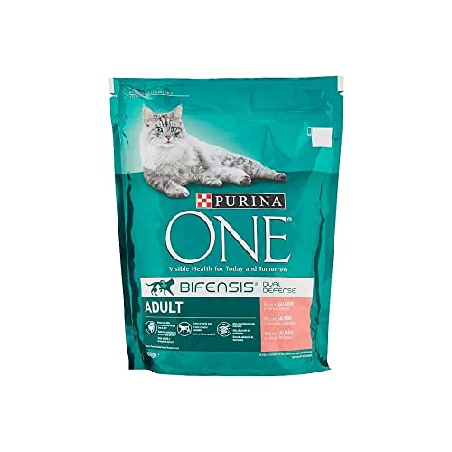 Purina One Bifensis Adult Kroketten Katze Lachs und Getreide, 800 g von PURINA ONE