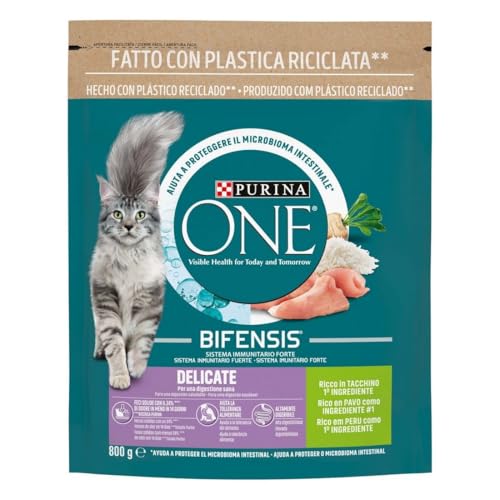 Purina One Bifensis Delicate Kroketten Katzen Truthahn 800g von PURINA ONE