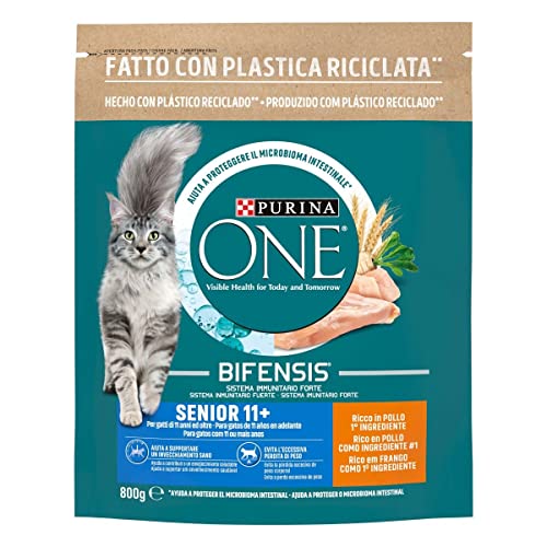 Purina One Bifensis Senior Kroketten Katzen 11+ Huhn und Getreide 800g von PURINA ONE