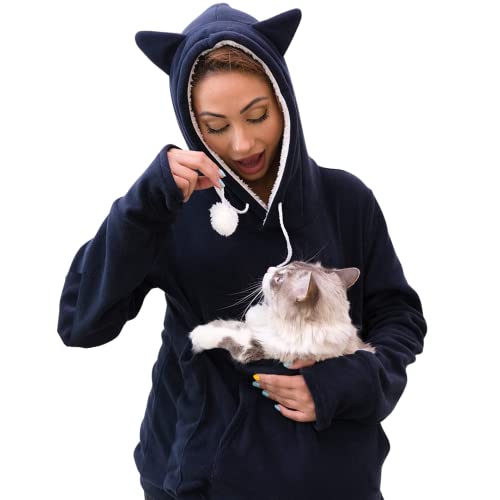 KangaKitty Kapuzenpullover für Hunde und Katzen, Größe M von PURRFECT POUCH