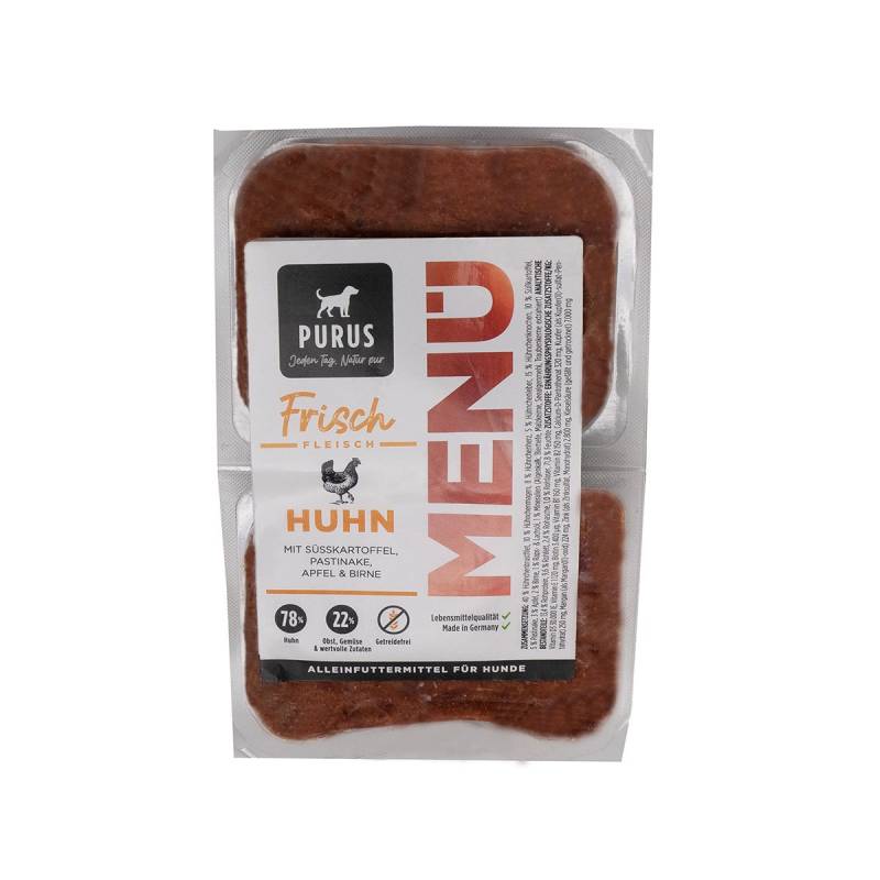 Purus Frischfleisch Menü Huhn 14kg Paket von PURUS