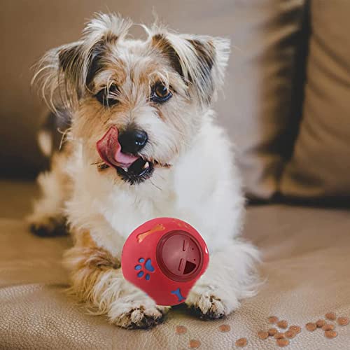 Dog Feeder Toy Ball Dog Treat Ball Puppy Slow Feeder Toy Puppy Treat Dispenser Puzzle Slow Feeder Hundespielzeug Interaktives Spielzeug von PUYYDS