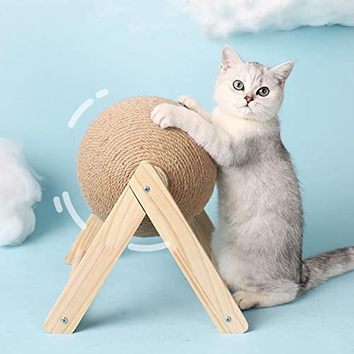 Neue Katze Kratzball Spielzeug Kätzchen Sisal Seil Ball Brett Schleifen Pfoten Spielzeug Katzen Kratzbaum Verschleißfeste Haustiermöbel Zubehör von PUYYDS