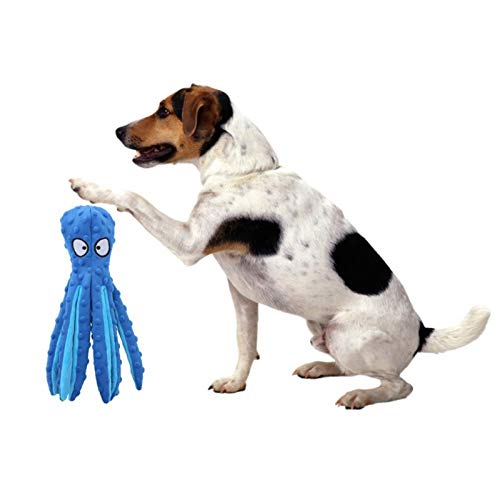 PUYYDS Haustier Hund Plüschtier Quietscher Kauen Tierspielzeug Octopus Skin Shell Bissfestes Plüschtier Lustige Haltbarkeit Molarenspielzeug Haustierbedarf von PUYYDS