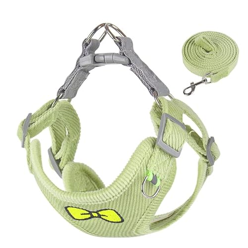 Pet Harness Atmungsaktives Hundegeschirr und Leine Set Verstellbare reflektierende Outdoor-Laufleine für kleine mittelgroße Hunde von PUYYDS