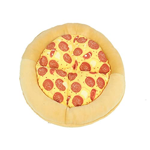 Pet Toy Dog Sniffing Sound Paper Toy Pizza Shape Stark und widerstandsfähig gegen Biss und Molar Interactive Training Plüsch Sounding Toy von PUYYDS