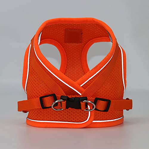 Pet Vest Walking Lead Leine Hundegeschirr Verstellbares reflektierendes Halsband für kleine mittelgroße Hunde Training Mesh-Brustgurt Zubehör von PUYYDS