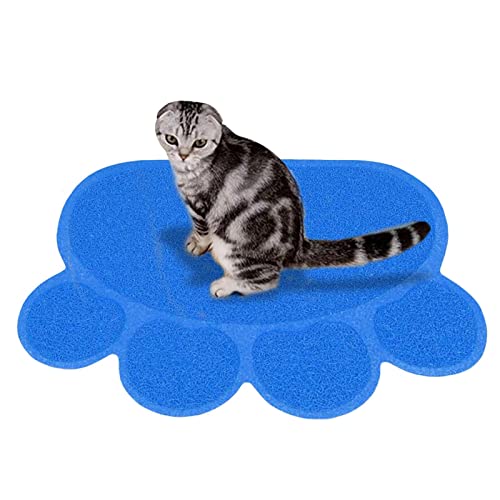 Haustier Katzenstreu Matte | Wasserdichte rutschfeste Katzen Matte Trapper Matte - Fangteppich für Katzen, Urin & Wasserdicht, Waschbar, Einfach von PW TOOLS