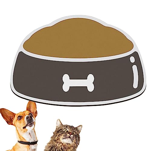 Matte für Hundenäpfe, sichere Silikon-Futternapf-Matte – Haustierfuttermatte, Haustiernapf-Pads zum Füttern von Hunden und Katzen, rutschfeste Haustierfuttermatte für kleine, mittelgroße Haustiere Pw von PW TOOLS