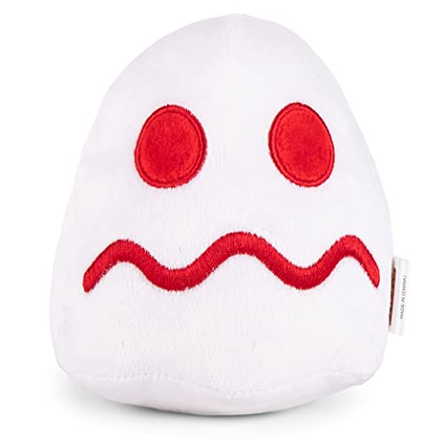 Pac-Man for Pets 15,2 cm Ghost Turn-to-White Plüsch-Quietschspielzeug für Hunde | Plüsch-Hundespielzeug mit Quietschen | Hundespielzeug | Offiziell lizenzierte Haustierprodukte von Pacman