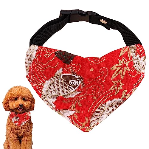 Halstuch für Hunde, verstellbares Bandana für Welpen, – bequemes Halstuch für Haustiere für kleine, mittlere und große Hunde, Katzen, für den täglichen Gebrauch, Pacienjo von Pacienjo