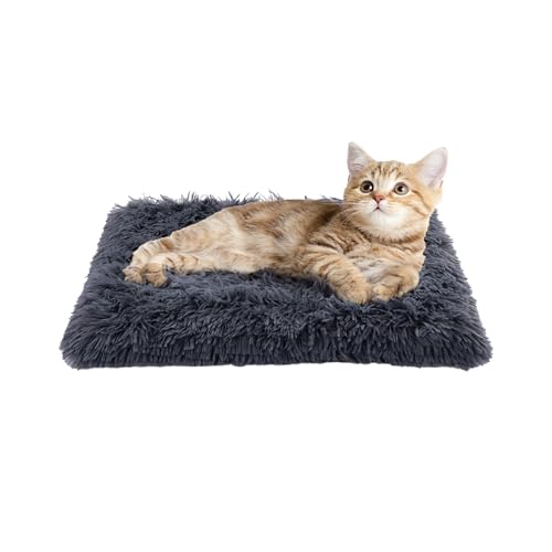 Paco Home Hundebett Katzenbett Flauschig Hundekissen Donut Hundedecke Hund Katze Hundekörbchen Katzenkorb Waschbar, Farbe:Anthrazit, Größe:30x40 cm von Paco Home