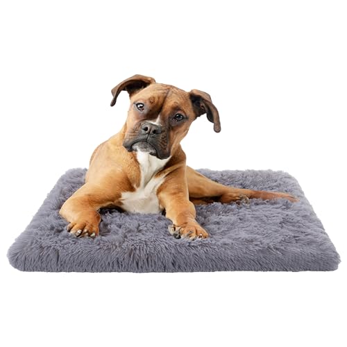 Paco Home Hundebett Katzenbett Flauschig Hundekissen Donut Hundedecke Hund Katze Hundekörbchen Katzenkorb Waschbar, Farbe:Grau, Größe:50x80 cm von Paco Home