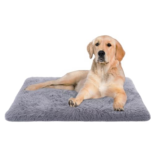 Paco Home Hundebett Katzenbett Flauschig Hundekissen Donut Hundedecke Hund Katze Hundekörbchen Katzenkorb Waschbar, Farbe:Grau, Größe:60x100 cm von Paco Home