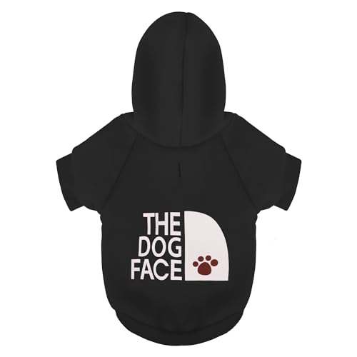 Paiaite Hunde-Kapuzenpullover Chihuahua: Halten Sie Ihren Welpen warm und stilvoll mit einem "The Dog Face" bedruckten Sweatshirt, Haustierkleidung und Pullovermantel, alles in einem, perfekt für von Paiaite