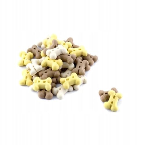 PAKO Hundekekse Vanille-Knochen Mix 200g – Trainingssnacks für Hunde Aller Rassen – Leckere Belohnung für Training und Spaß von Pako