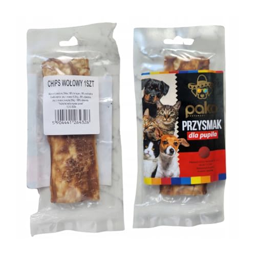 PAKO Premium Rinderchips für Hunde & Katzen – Natürlicher Trainingssnack, 100g – Getreidefrei, Hypoallergen & Ökologisch von Pako