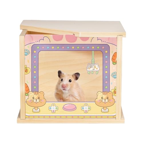 Palaufr Hamster Buddelkiste | Hamster Sandbad,Sichtbares Kleintier Versteck, Gehegedekor & Aktivitätsspielzeug Für Nagetiere Wie Mäuse Chinchillas Mit Bewegungsförderung Palaufr Hamster Buddelkiste | Hamster Sandbad,Sichtbares Kleintier Versteck, Gehegedekor & Aktivitätsspielzeug Für Nagetiere Wie Mäuse Chinchillas Mit Bewegungsförderung von Palaufr