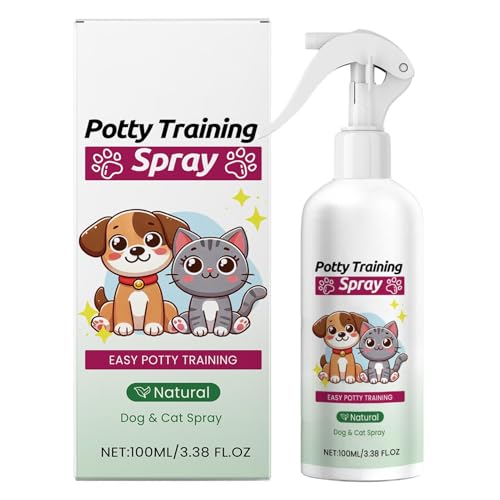 Palaufr Töpfchen-Trainingsspray Für Hunde, 100 Ml Hundepipi Spray Training, Töpfchentraining Für Welpen, Hunde Und Katzen Töpfchen Trainingshilfe von Palaufr