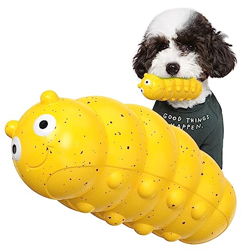 Panbo Quietschender Käfer Hund Kauspielzeug Spaß für drinnen und draußen - Gelb von Panbo