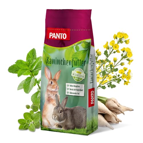 PANTO® Kräuterkanin (Zucht und Mast) rohfaserreiches Kaninchen Pelletfutter 25kg von PANTO