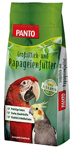 PANTO Großsittichfutter Spezial mit Pluramin, 25kg (ohne Sonnenblumenkerne) Futtermischung von PANTO