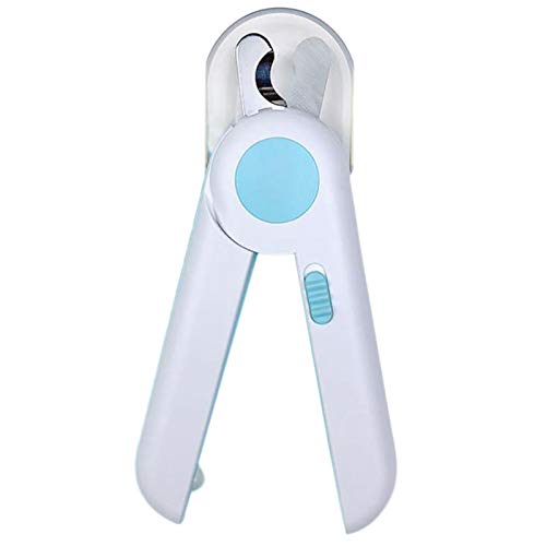 Panysilioer LED Pet Clipper Hundenagelknipser und - mit Schutz, Um EIN ÜBerschneiden der NäGel zu Vermeiden (Blau) von Panysilioer