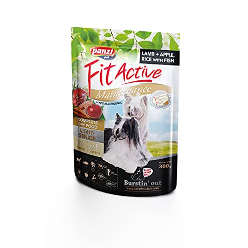 Panzi FitActive Premium Hundefutter Hypoallergen Lamm für ältere Hunde von Panzi FitActive