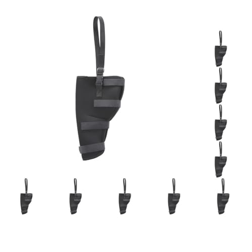 10er Set Hunde Hilfsgurt Hundeschutz Gelenkschutz Rechts Hinterbein Schwarz S von Paowsietiviity