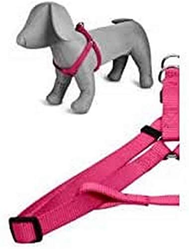 Papillon Pet Products Brustgeschirr aus Nylon. 20 mm 6 – 75 cm. Farbe Pink von Papillon