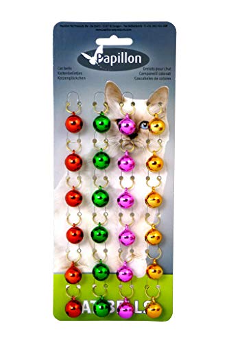 Papilon Interaktives Spielzeug für Katzen 24 Bunte Glöckchen Ø 16 mm (1/100) von Papillon