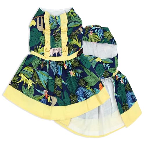 Parisian Pet Dog Dress Amazonia Summer Clothes Outfit for Girl Puppy, Dogs and Cats, 2XL von Parisian Pet