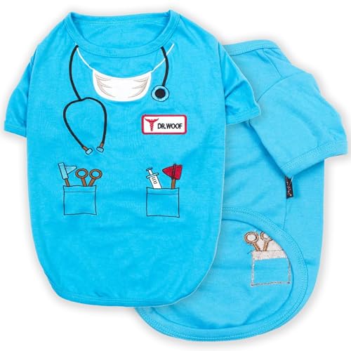 Parisian Pet - Dr. Woof - Dog Doctor Costume | Funny Halloween Outfit for Dog | Size - L von Parisian Pet