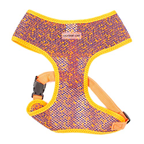 Parisian Pet Freedom Dog Harness, Orange/Blue, L von Parisian Pet