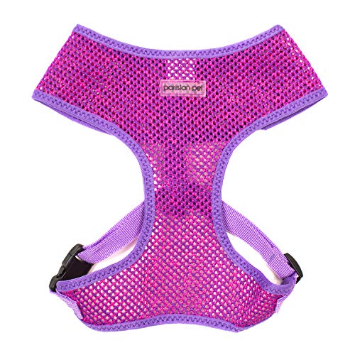 Parisian Pet Freedom Dog Harness, Purple/Pink, L von Parisian Pet