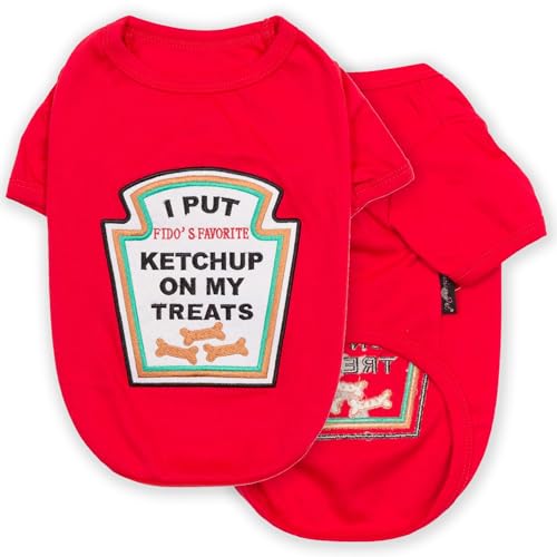 Parisian Pet - Ketchup Licker - Funny Dog Costumes | Halloween Outfit for Pets| Size - 2XL von Parisian Pet