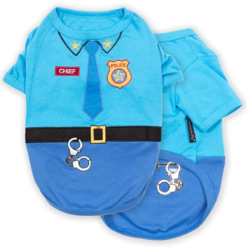 Parisian Pet - Officer Woof - Police Officer |Cop Costumes for Dogs | Funny Halloween Outfit for Pets | Size - M von Parisian Pet