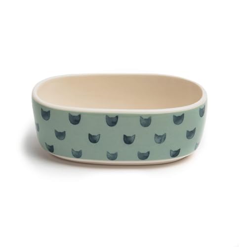 Park Life Designs Monty Katzenschale, oval, 16,5 cm, 2 Tassen von Park Life Designs