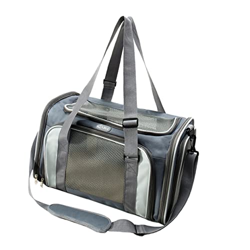 Parliky 1 Stück Atmungsaktiver Tierhalter Outdoor Pet Carrier Pet Großraum-Tragetasche von Parliky