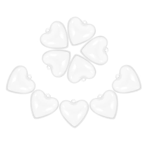 Parliky 10 Stück Aquarium Deko Transparente Herzform Schwimmende Deko Kugeln aus Abs Stabile Schwimmende Dekoration für Große Fischbecken Sicher für Fische Vielseitig Einsetzbar und Parliky 10 Stück Aquarium Deko Transparente Herzform Schwimmende Deko Kugeln aus Abs Stabile Schwimmende Dekoration für Große Fischbecken Sicher für Fische Vielseitig Einsetzbar und von Parliky