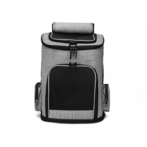 Parliky 1Stk Katzentasche Hunderucksäcke Kätzchenrucksack Tierrucksack Kleiner Hunderucksack Reise-Haustier-Rucksack pet Backpack Rucksack für Hunde Katzen Rucksack Hunde Rucksack Grey von Parliky