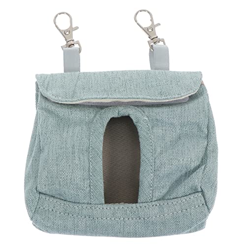 Parliky Meerschweinchen Heu Tasche Kaninchen Feeder Tasche Tragbare Heu Lagerung Tiernahrung Beutel Blau Farbe von Parliky