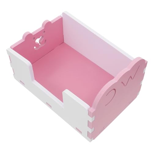 Parliky 2 STK Hamster Toilette Badekäfig für Kleintiere Hamster kleine Toilette Hamster klo Small pet Toilet fussbadewanne Kleine Haustiertoilette Toilettenbehälter für Hamster PVC Rosa von Parliky