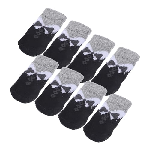 Parliky 24 STK Haustier Socken Hundesocke Haustier Pfote Anti-Katzen-socken Socken Für Katzen Hundepfotenschutz Anti-Hunde-socken Nicht-welpen-socken Pfotenschutz Katze Polyester von Parliky