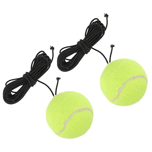 Parliky 2St Tennis trainieren Welpenspielzeug Interaktives Spielzeug für Hunde Hundeseilspielzeug Interactive Dog Toys gynastikball Spielzeuge Hundeball Tennisbälle für Anfänger Gummi von Parliky