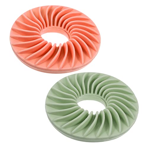 Parliky 2pcs Slow Feeder Dog Bowl Haustier Slow Feeding Interactive Bloat Stop Welpe Schüssel von Parliky