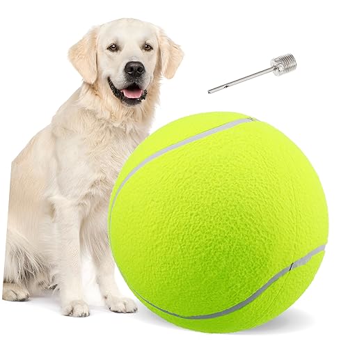 Parliky 3St Spielzeugball für Haustiere sportgeräte Sport geräte bewegungsspielzeug draußen Outdoor Sports Toy riesiger Tennisball Hütehundeball 9,5 Zoll Tennisball 24cm Tennisball Green von Parliky