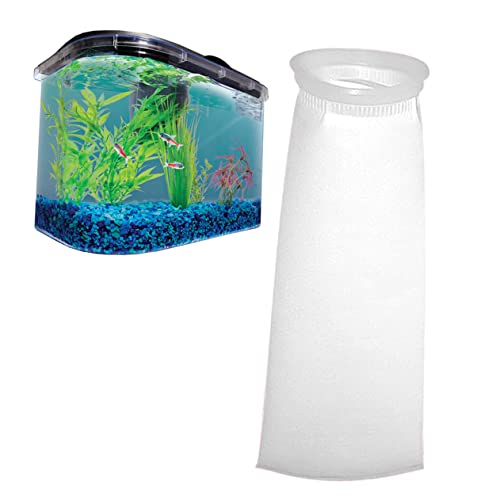 Parliky Fisch Tank Filterbeutel 150um Aquarium Filter Socken Für Effektive Wasserfiltration Weißes Netzfiltermedium Für Aquarien Und Teiche Ideal Für Garnelen Und Betta Fische von Parliky