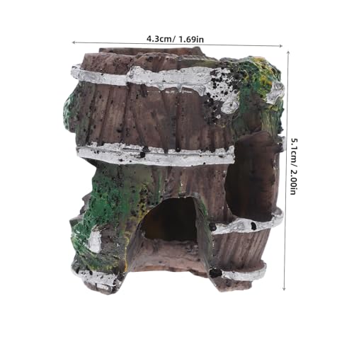Parliky Exquisites Aquarium Versteck Kleine Spinnen Höhle aus Abs Sicheres Garnelen Reptilienversteck Pflegeleichtes Mini tierversteck für Terrarien und Aquarien für Leopardgecko und Parliky Exquisites Aquarium Versteck Kleine Spinnen Höhle aus Abs Sicheres Garnelen Reptilienversteck Pflegeleichtes Mini tierversteck für Terrarien und Aquarien für Leopardgecko und von Parliky