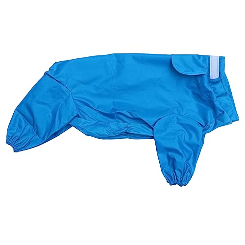 Parliky Kapuzenponcho Für Hunde wasserdichte Mäntel Blau Kleiner Hunde Kapuzenpullover Hunde Regen Kapuzenpullover von Parliky